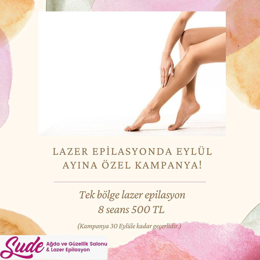 Lazer Epilasyonda Eylül Ayına Özel Kampanya!